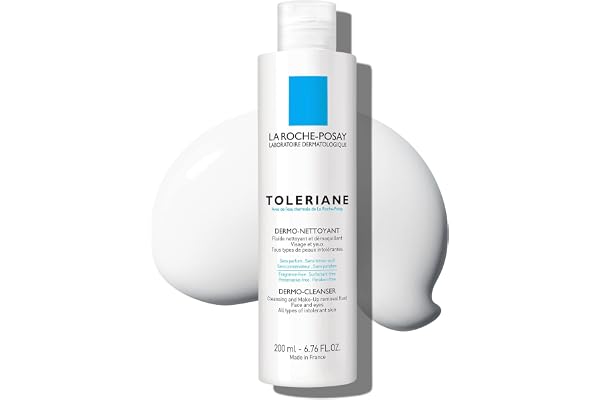 La Roche Posay Face Wash, Toleriane Dermo Cleanser Formulated with Glycerin to Calm Skin, Gently Cleanses & Removes Makeup. S