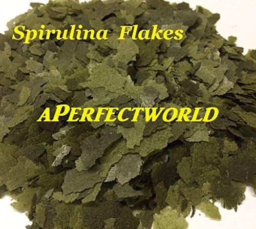 Aperfectworld Tropical/Marine Fish feed feed spirulina flake (50Gram)