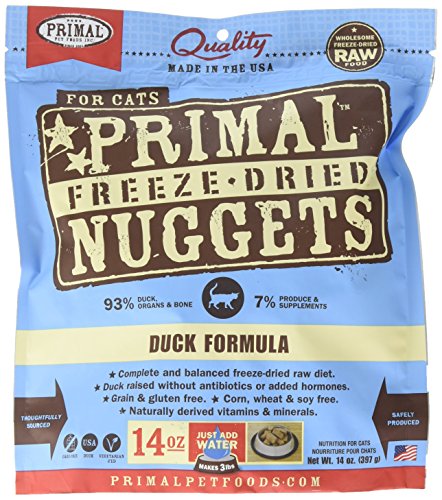 Primal Freeze Dried Feline Duck Formula - 14 Oz.