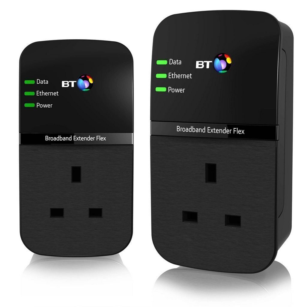 BT Broadband Extender Flex 500 Kit with Pass Through (Pack of 2)