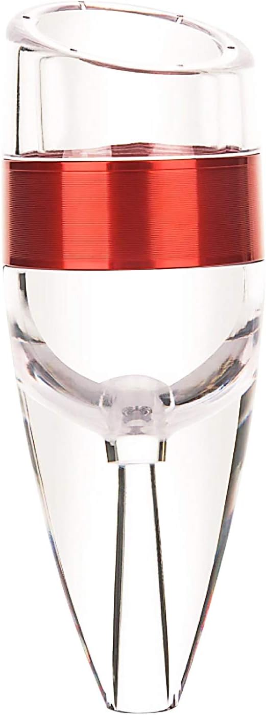 Wine Aerator Pourer Quick Food grade silicon Aerating Stylish Stainless steel Red Wine Decanter Aerator with Stand