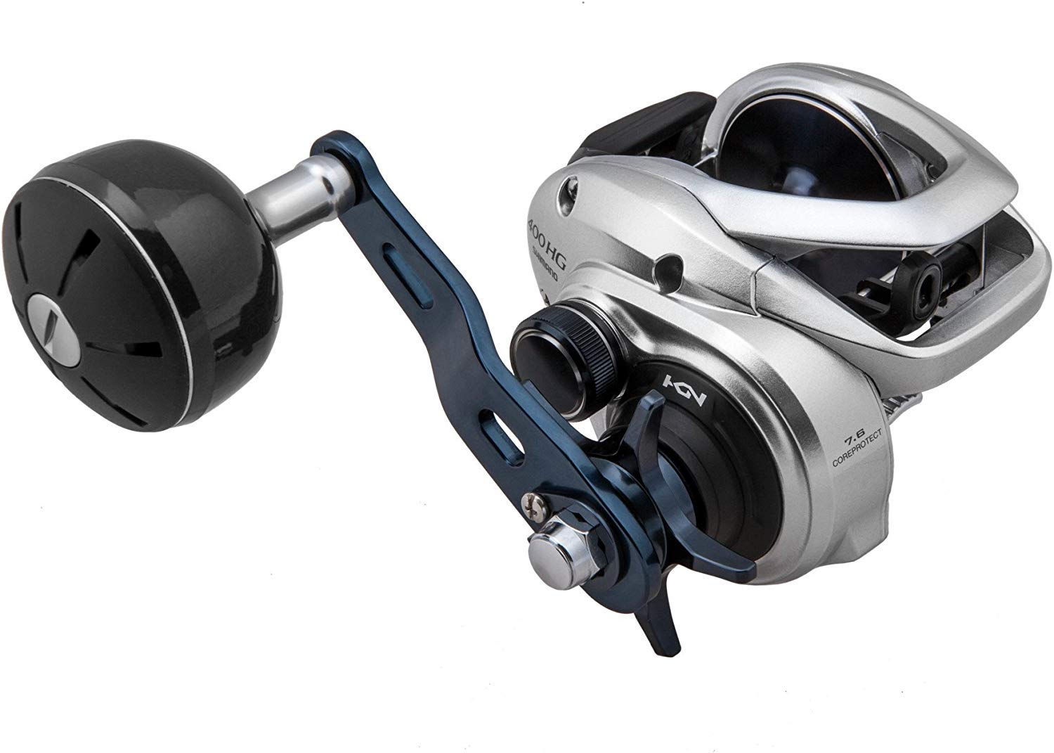 Shimano TRANX 401A HG, Left Hand Baitcasting Fishing Reel with Power Handle, TRX401AHG