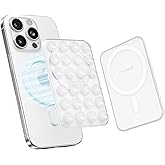 Klearlook Magnetic Suction Phone Mount for MagSafe Case, Removable Sticky Phone Grip Holder for Hands-Free Makeup/Selfie/Live
