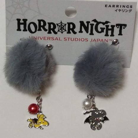 Amazon Co Jp Usj ハロウィン 18 スヌーピー ウッドストック ファーイヤリング ホビー