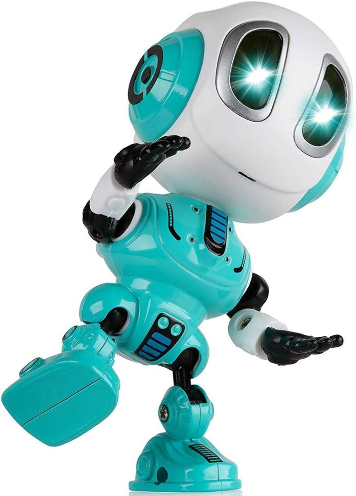 Tisy Birthday Presents Gifts for 3-12 Year Old Boys, Talking Robot for Boys Toddlers Infant Kids Fun Toys for 3-12 Year Old Boys Recording Toys for Boys Age 3-12 Blue TSTR02