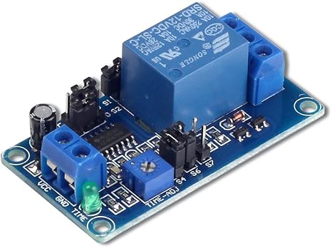 Amazon Com Uctronics Dc 12v Time Delay Relay Module For Smart Home Tachograph Gps Plc Control Industrial Control Electronic Experiment Arduino Robot Computers Accessories