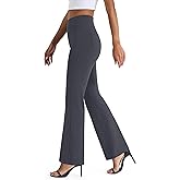 AFITNE Women's Yoga Dress Pants High Waist Pull On Work Pants 2025 Stretchy Office Casual Slacks