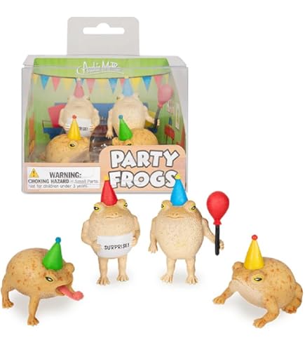 Amazon.com: Archie McPhee Merry Christmas Frogs : Toys & Games
