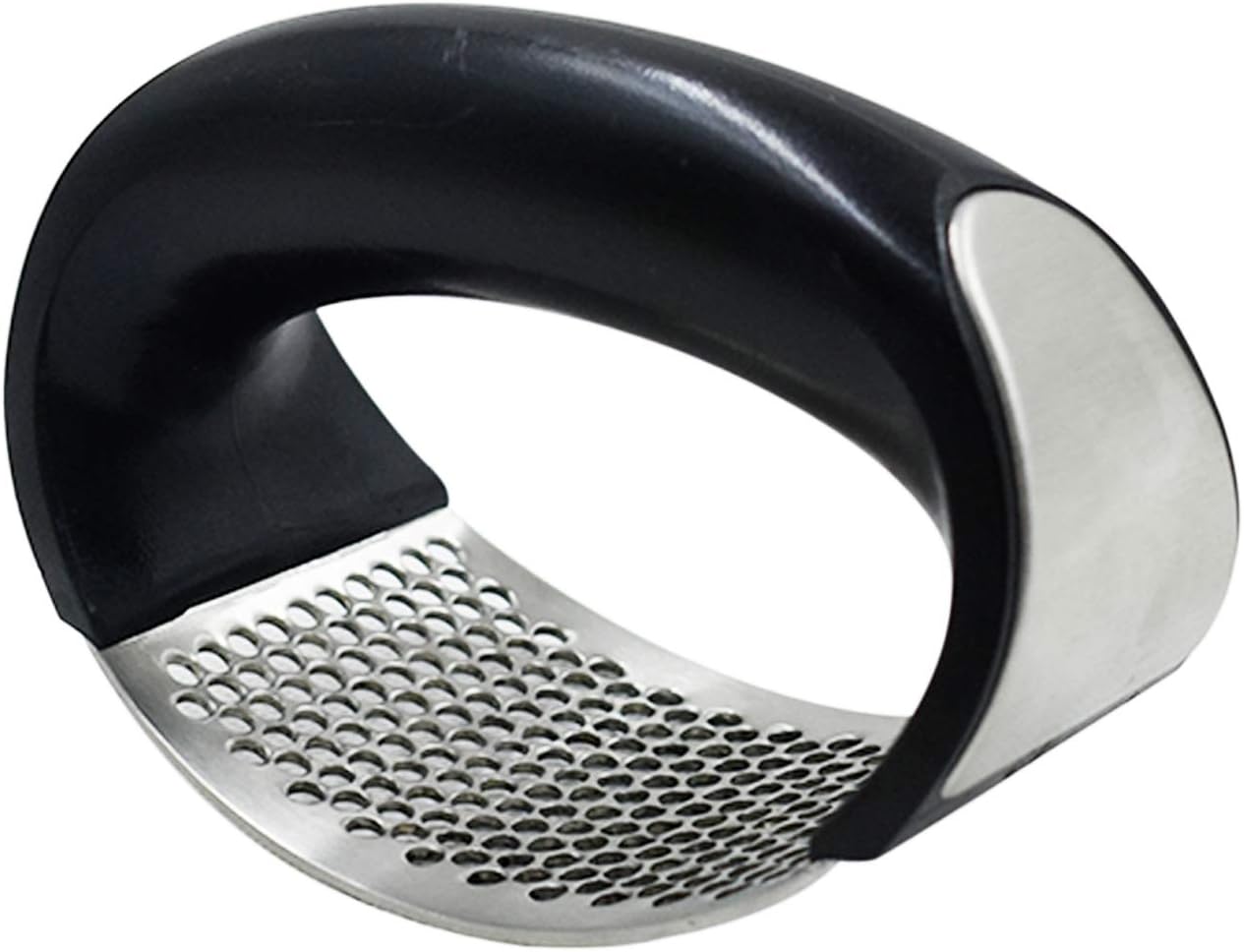 Garlic Press Rocker,Stainless Steel Garlic Mincer,Easy Squeeze and