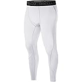 RIKUAOU 1/2 Pack Men's Compression Pants, Athletic Leggings Running Base Layer Tights for Sports Workout Gym