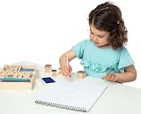 Melissa & Doug Animal Stamp Set | 16 Stamps | Colored Pencils | Wooden Box | view 8