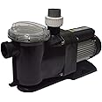 Anjon Landshark LS3300 High Efficiency 1/2 HP External Water Pump. 3,300 GPH Max Flow, Black, Industrial, Stainless Steel