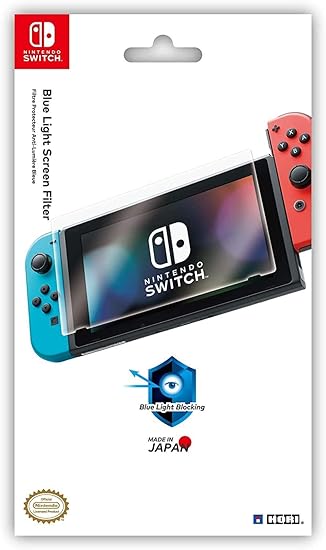 Amazon Com Hori Nintendo Switch Blue Light Screen Filter Blue Light Blocking Screen Protector Officially Licensed By Nintendo Nintendo Switch Video Games