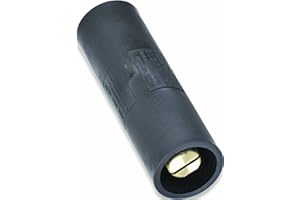 AVBCABLE Marinco CDMM-A CLS Cam Type, Series 16, 400 Amp Male to Male Coupler (M-M) - Black (A)