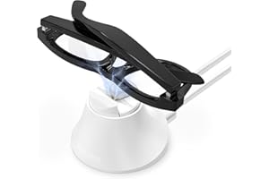 HIBLOKS Charging Station Compatible with Ray-Ban Meta Wayfarer/Gen 2 and Skyler/Gen 2 Accessories, Magnetic Charger Dock Stand with Fast Charging & LED Indicator for Smart Glasses & Glasses Case