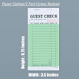WeiLife 10pk Carbonless Guest Check Pads Waitress Restaurant Order Forms 500 view 2