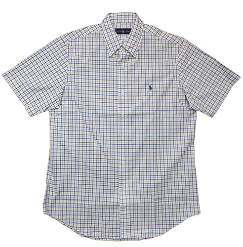 polo ralph lauren men's short sleeve button down shirt