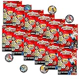 Power Rangers Party Favors Set - 12 Megaforce Power Coins Packs (Party Supplies) (Party Favors Set)