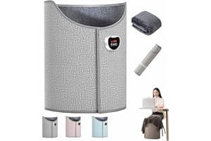 2026 New Under Desk Leg Warmer, Portable Folding Electric Foot & Leg Heater, 8-Speed Adjustable 360° Fully Enclosed Heating, 