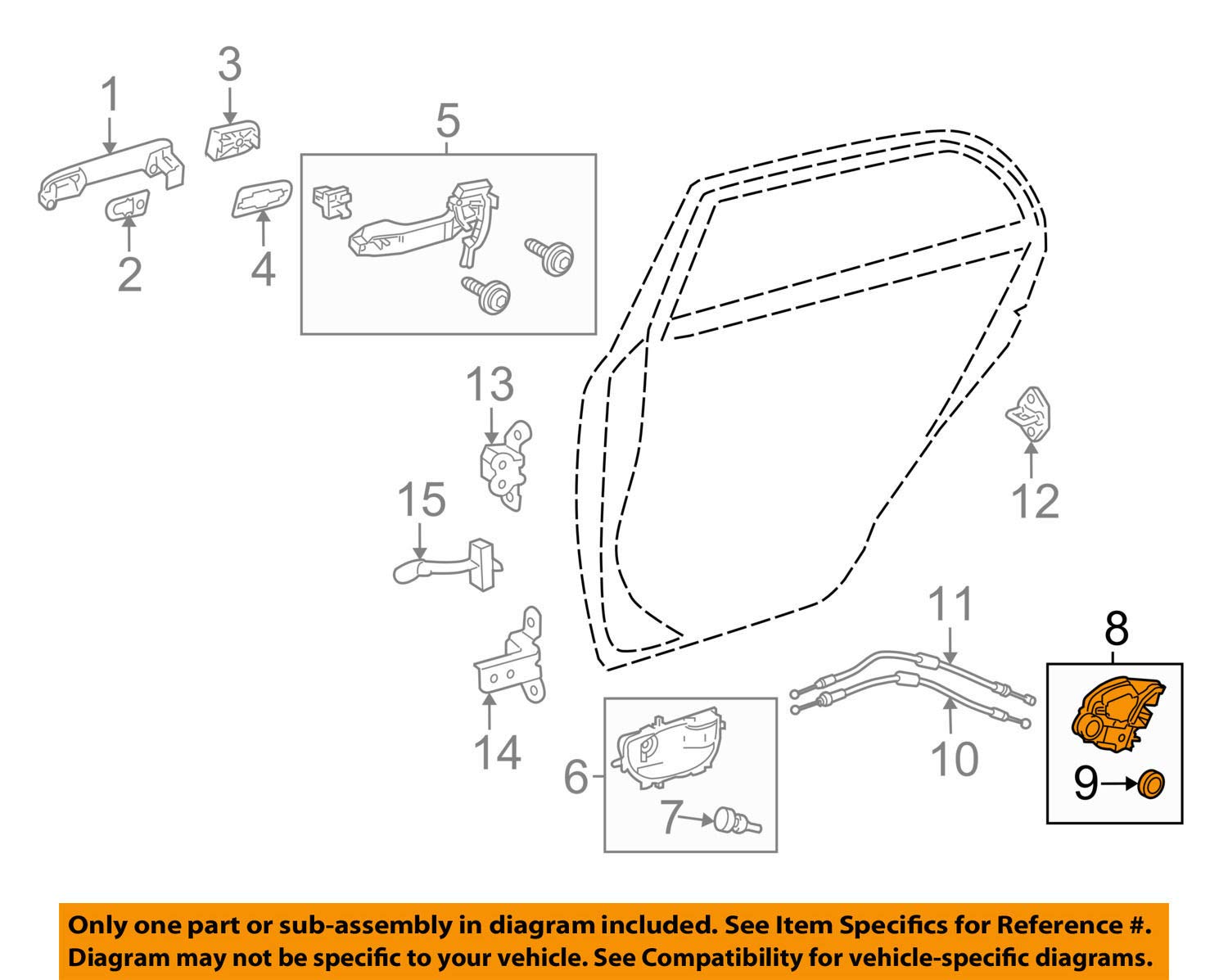 Amazon Com Toyota 69050 02340 Door Lock Assembly Automotive