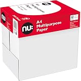 nu: A4 Multi-Purpose Printer Paper 500 Sheets Smooth White 5 Reams view 2