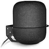 ALLICAVER Wall Mount Compatible Apple HomePod, Speaker Mount for Homepod 2, Sturdy Metal Made Mount Stand Holder Compatible Apple HomePod, Black