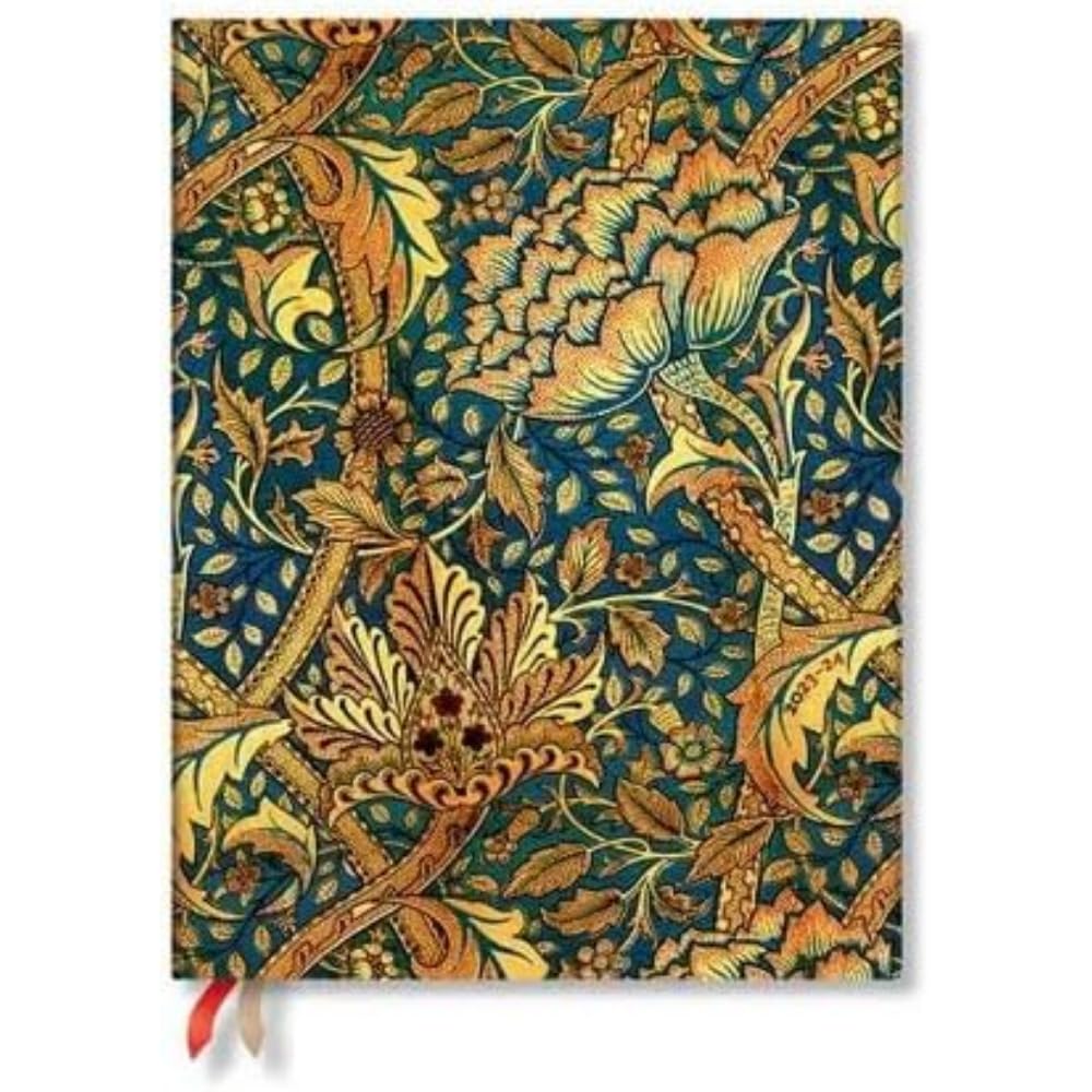 Paperblanks 18 Month Diaries 2023-2024 Morris Windrush | Vertical | Ultra (180 × 230 mm)