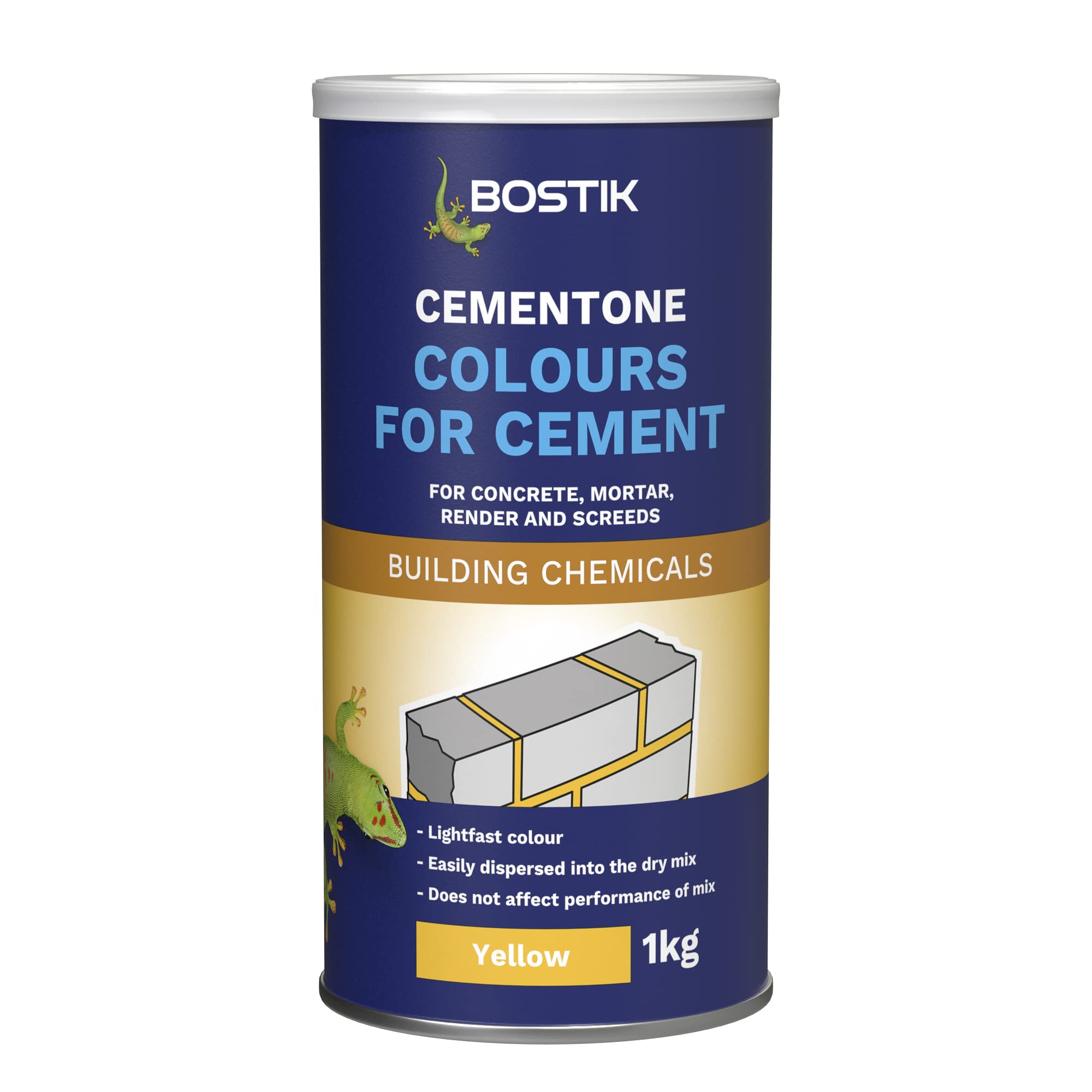 Cementone Colours For Cement - Yellow 1kg — image 1