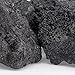American Fireglass 10-Pound Black Lava Rock, XXL 4-6 Inch