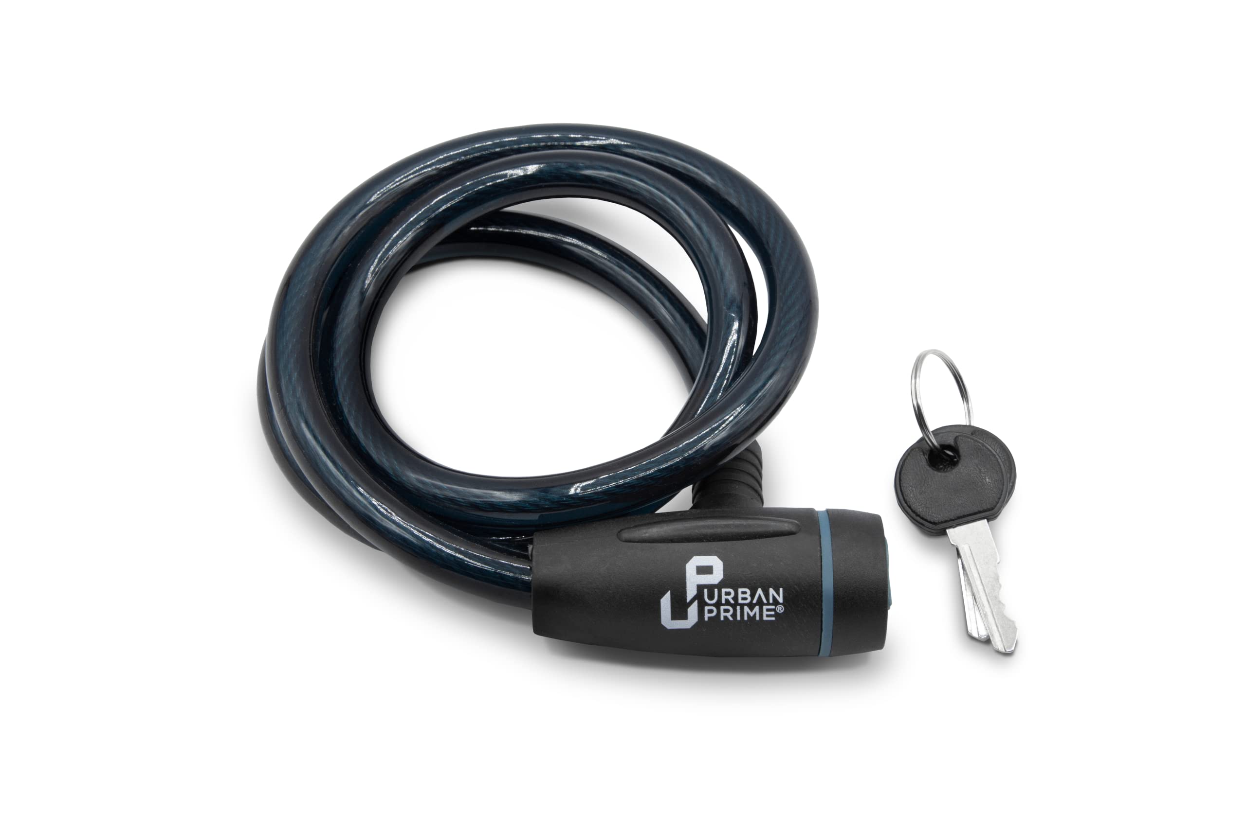 Urban Prime Security Cable Lock with Key Anti-Theft Bike Scooter Lock with Key Lock 120cm Cable