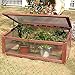 Giantex Garden Portable Wooden Green House Cold Frame Raised Plants Bed Protection (39.5