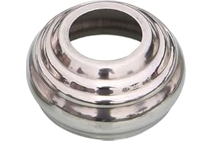 Koiugayk 160mm Dia Gazing Ball Globe Stand for Outdoor Garden Gazing Globes,Metal Garden Sphere Stand,Silver Stainless Steel