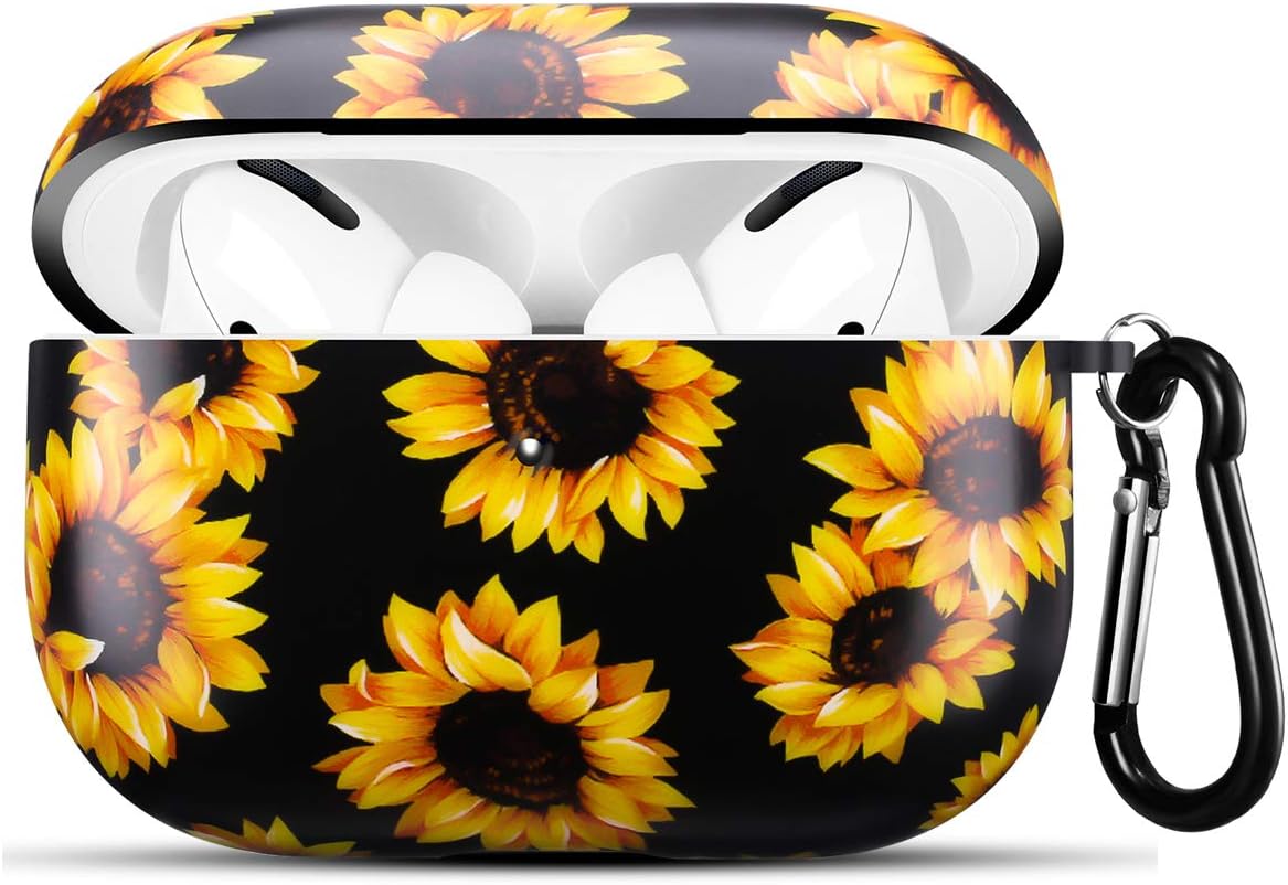 Compatible for Airpods Pro Case Cute,Sunflower Airpod Pro
