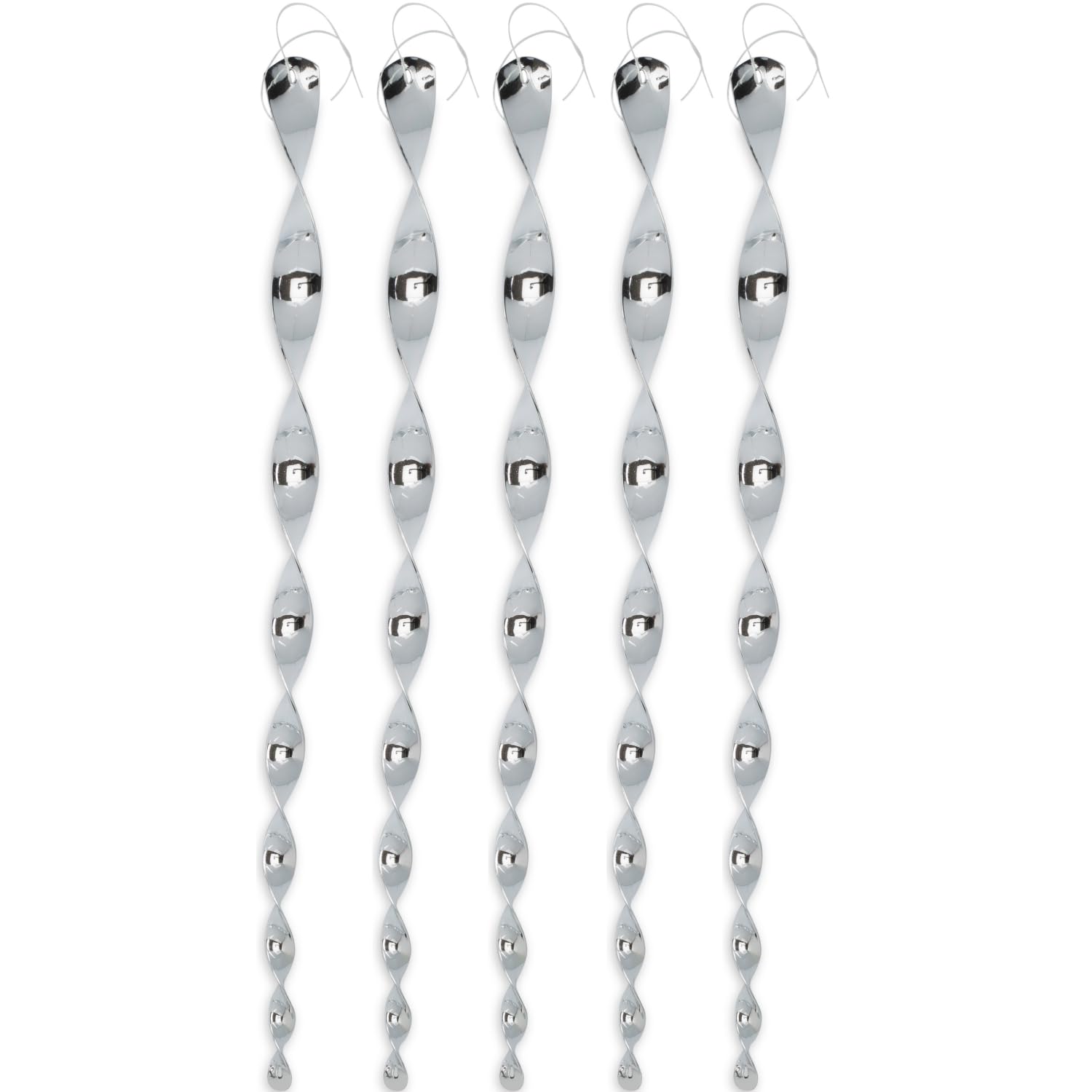 BIRD BLINDER Bird Scarers - Bird Deterrent - Scarecrow for Garden - Reflective Repellent Rods (12", Set of 5) - Bird Scare Devices - Bird Deterrents for Gardens - Holographic Design Heron Deterrent