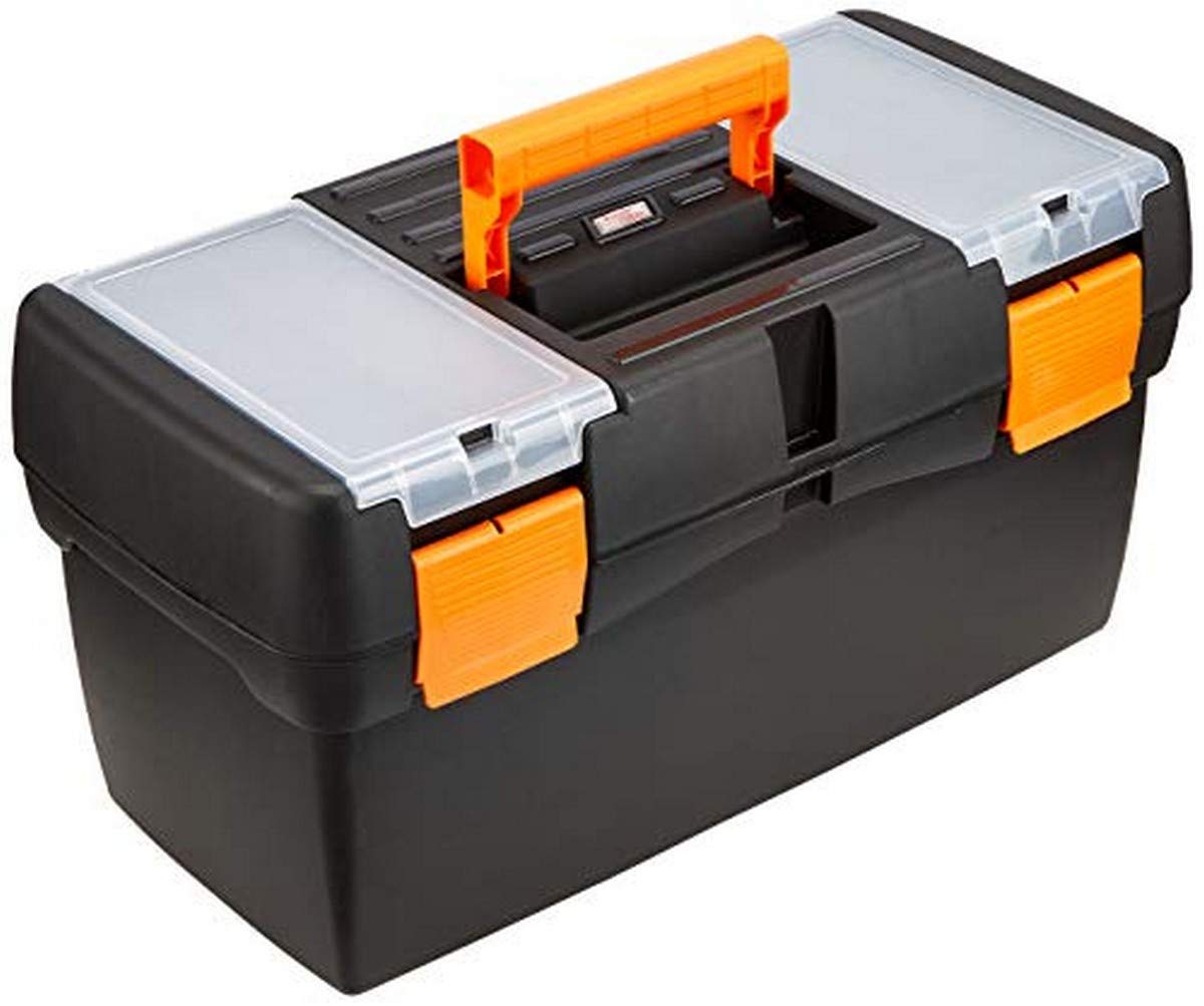 Tayg Toolbox Basic 20 Inch 500 x 258 x 255 mm, Black (black/orange), 115554