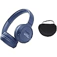 JBL Tune 510BT Wireless On-Ear Headphones Pure Bass Sound, Bluetooth 5.0, 40H Battery, Multi-Point Connectivity, Hands-Free Calls, Lightweight & Foldable Design, Includes Travel Carrying Case