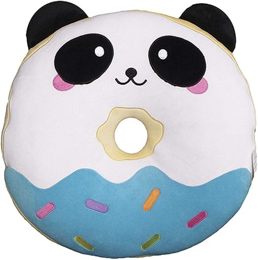 iscream Vanilla Scented Kawaii Panda Donut Embroidered