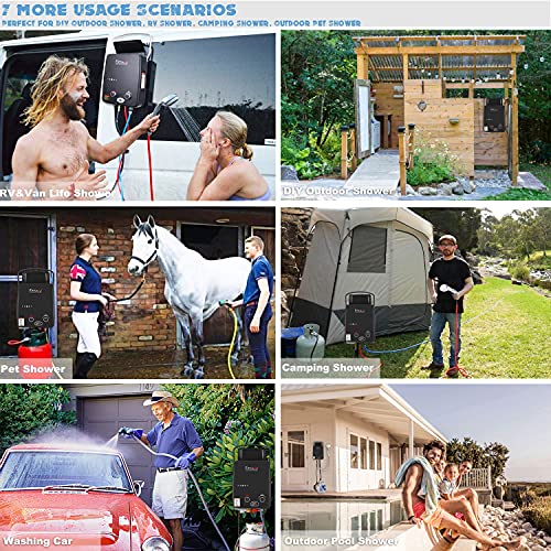 Tankless Water Heater Propane 1.32 GPM/5L Portable Propane Hot Water