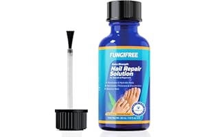 FUNGIFREE Toenail Fungus Treatment for Nail Repair: Toenail Fungus Treatment Extra Strength for Athlete's Foot of Discolored Damaged Nails Care At Home (30ml)