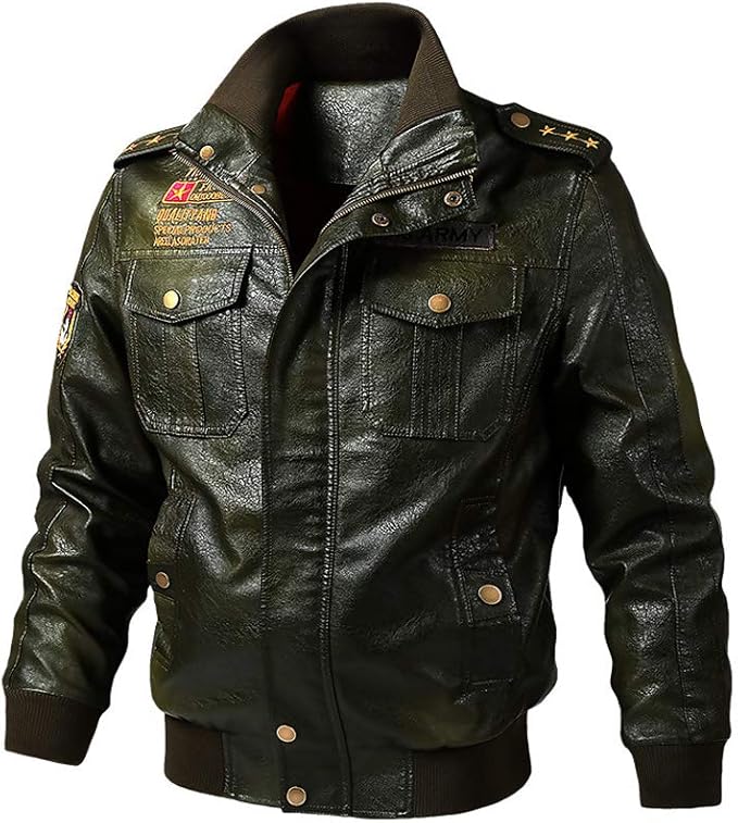 Amazon Cohenl レザージャケット メンズ レザー コート 秋冬 Puレザー ライダースジャケット 皮ジャン カジュアルジャケット 防寒 革ジャケット コート ジャケット 通販