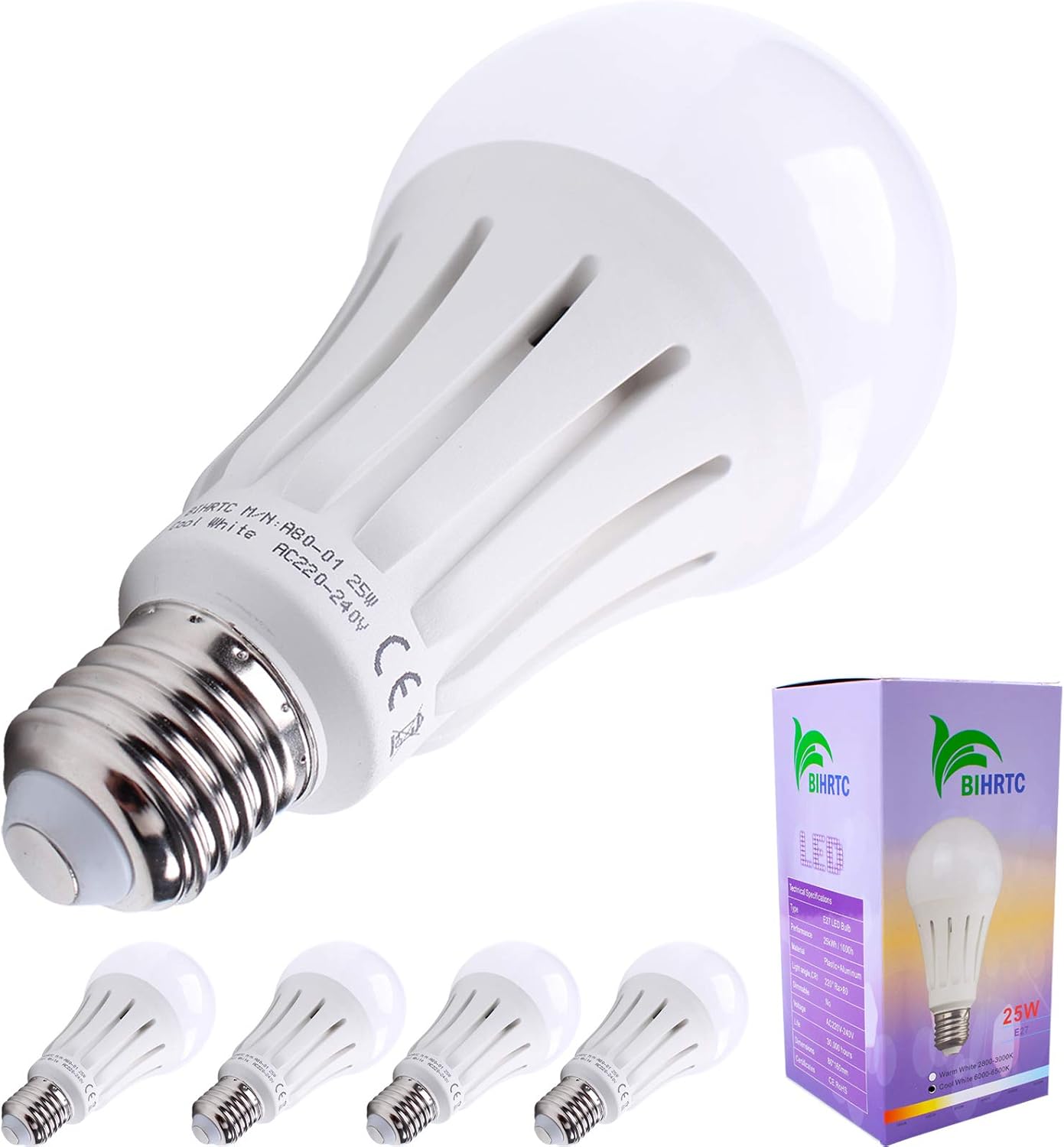 Tupolife LED Glühbirne E27 – 15W, 1900 Lumen, Ersetzt 150–200W, Kaltweiß, 3er Pack