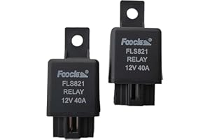 TSNUPGOHXW FLS821 Foocle Relay for Automobile air conditioner and Fog lamp 12V 40A 4-Pin (2)