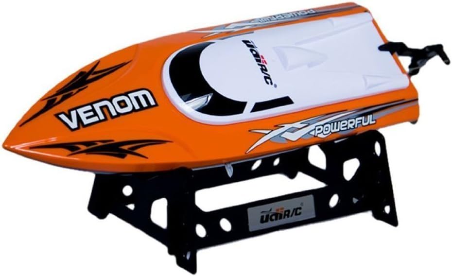 UDI001 High Speed Venom Remote Control Boat for Pools and Lakes with 2 Batteries (Orange)