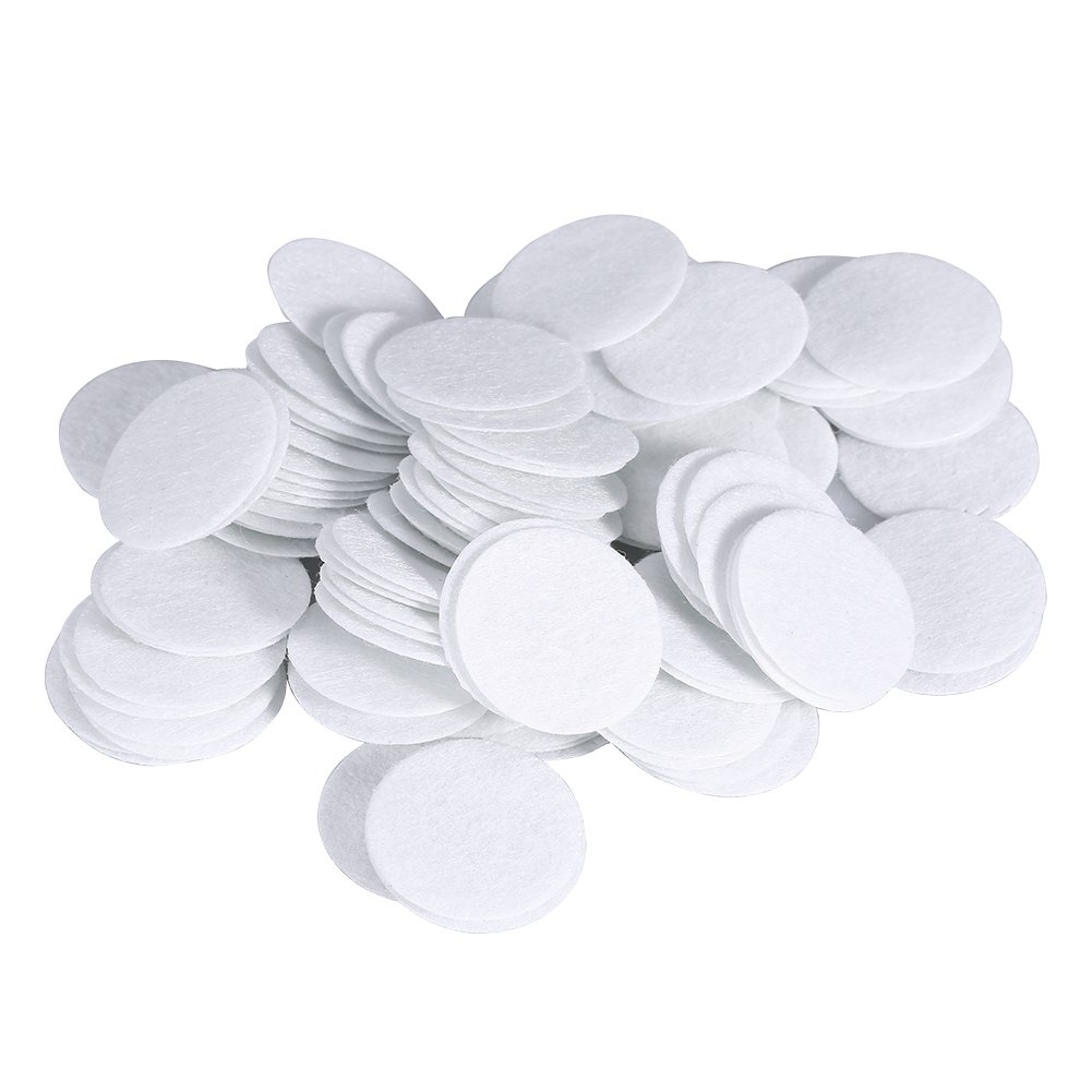 Cotton Filters, 4 Sizes 100pcs New Cotton Filter Round Filtering Pads