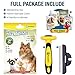 BRANDISMO Professional Dog and Cat Grooming Brush, Essential Deshedding Tool for Small, Medium & Large Pet, with Short to Long Hair