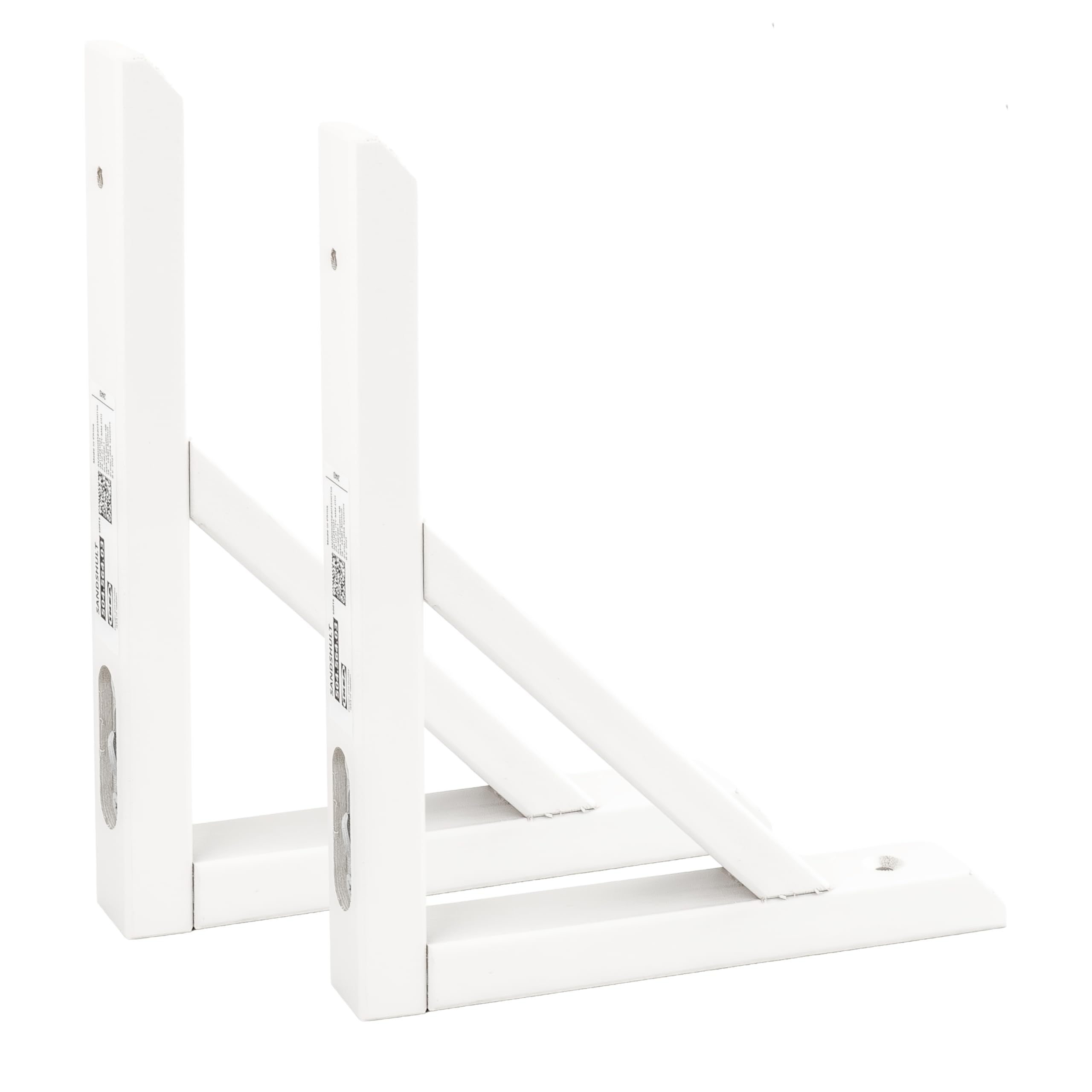 IKEA SANDSHULT Brackets, 504.564.03, White, 18x22 Centimetres - Set of 2
