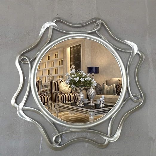 WSJ WSJDecorative Mirror Espejo de Maquillaje Espejo de baño Resistente