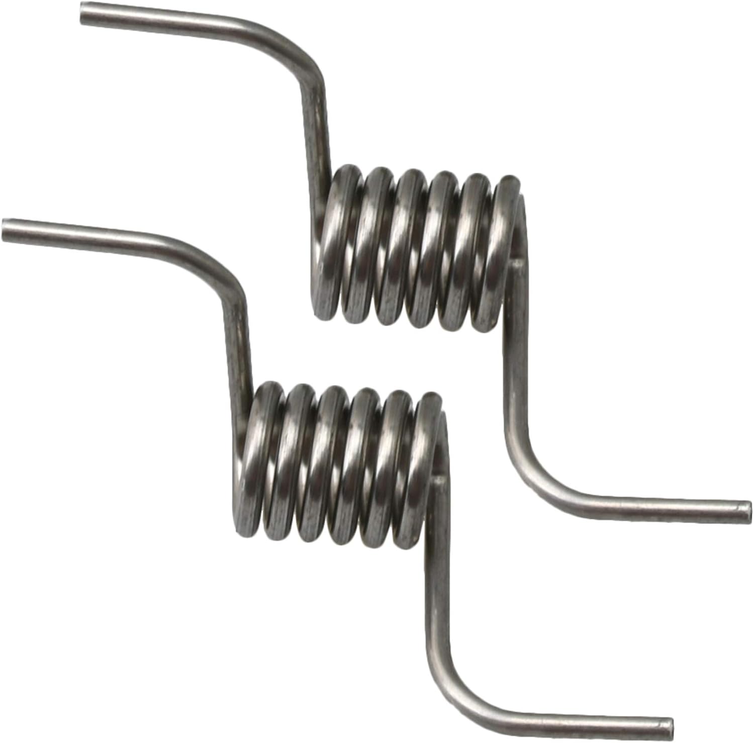 2pcs Refrigerator Door Spring Chute Spring Flapper Spring Parts Replacement for LG MHY62044106, Silver