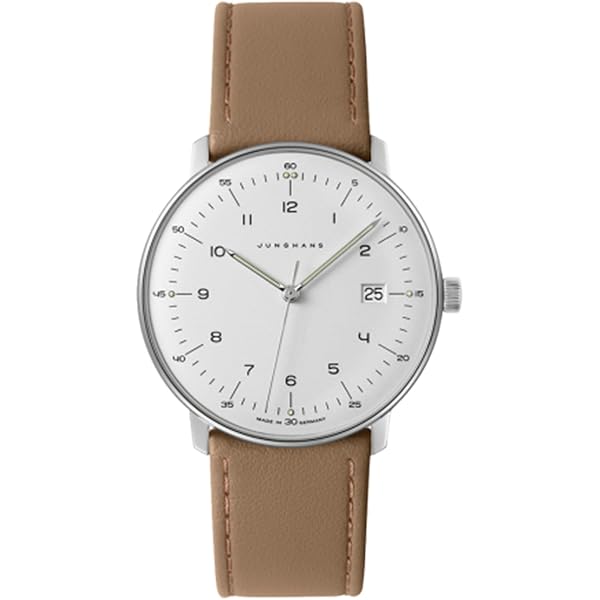 Amazon.com: JUNGHANS Men's 27/4409.02 Max Bill Chronoscope Bauhaus