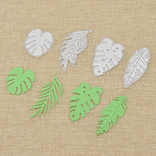 Monstera Leaf Cutting Die Stencil DIY Paper Card Flower Swan Metal Template Gift